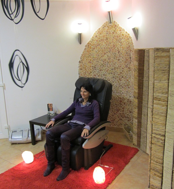  Panasonic Massagesessel im Solarium in WIen